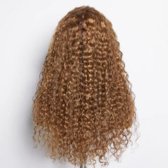 Luxe Tresses 18 Inch Pre-Plucked 13"x4" Lace Front Water Wavy Wig Free Part 150% Density-100% Human Hair