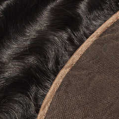 Luxe Tresses 14-20 Inch “13x4” Body Wavy Free Parted Frontal #1B Natural Black